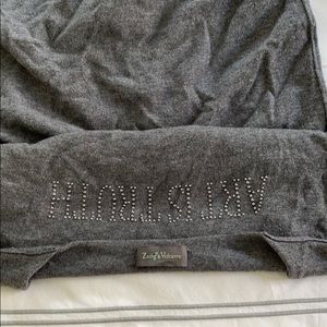Zadig & Voltaire gray cashmere sweater
